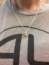 Collar de cadena lateral de Plata de Ley 925 auténtica fina para mujer, niña y niño, 16-30 pulgadas, 2mm, 40-75cm, joyería, collar