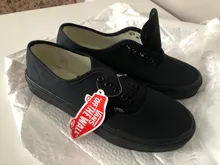 Auténtico furgonetas de la pared de la serie Era de los hombres/de las mujeres zapatos de skate Zapatos rojo clásico/colores negros de talla de zapatillas Eur 35-44