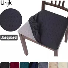 Urijk-fundas elásticas para asiento de silla de comedor, funda Universal extraíble y lavable, cojín para silla