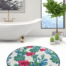 Коврик для ванной-коврики | коврик для ванной нескользящие Противоскользящие коврики Spago Djt диаметр 100 см