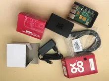 Heat-Sink Case Power-Adapter Raspberry Pi Pi 4b SD 4GB 4-Kit 4-Model Official 64/128GB