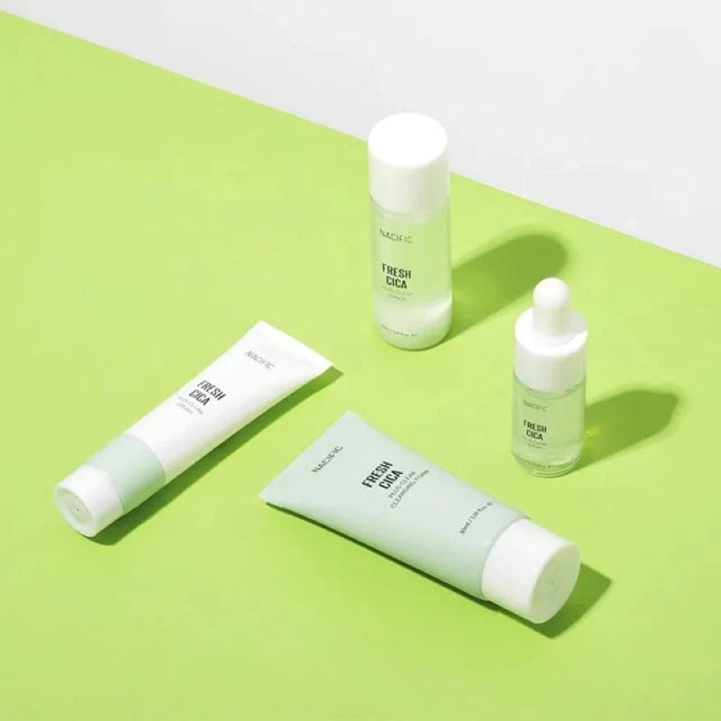 Fresh Cica Plus Clear Kit Nacific toner sooth эссенция сыворотка крем очищающая пена увлажнение с