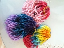 Saisity-extensiones de cabello torzado trenzado, cabello sintético marrón ombré, 30 raíces/Paquete de trenzas, Passion Twist