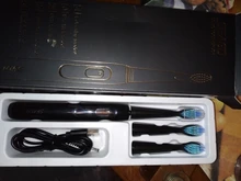 SEAGO-cepillo de dientes eléctrico recargable, compra uno y obtén uno gratis, 4 modos de viaje, con 3 cabezales, regalo