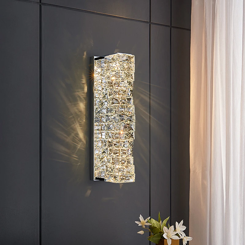Luxury Crystal LED Wall Lamp 2