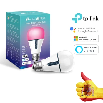

INTELLIGENT Bulb TP-LINK KASA MULTICOLOR funcion with Alexa smart speaker and Google Home, Bulb WiFi MULTICOLOR 800lm