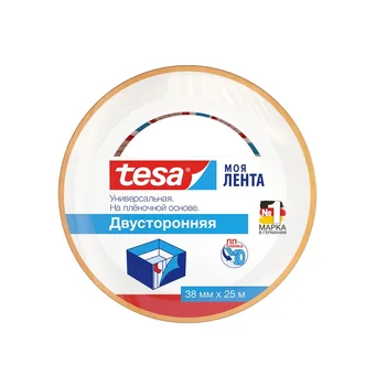 

Double sided tape Tesa, polypropylene, 25 m x 38mm colorless