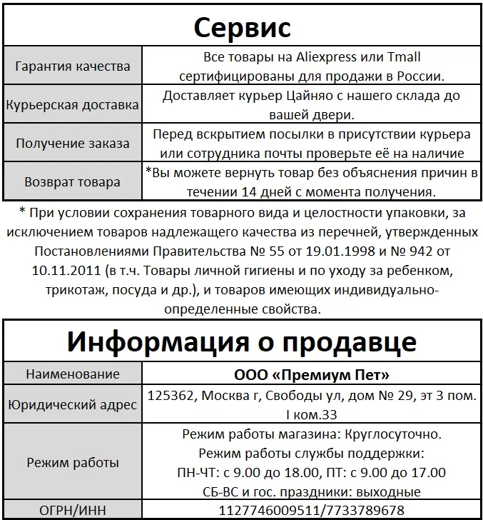 Виджет о компании