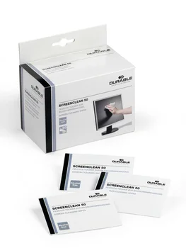 

Wet wipes screenclean 50 for cleaning monitors White