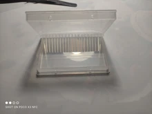 Caja de almacenamiento de plástico con 20 ranuras para broca de uñas, contenedor de cortadores para manicura, accesorios para uñas, herramienta artística