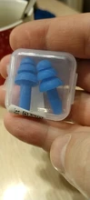 Tapones de silicona de espuma suave para los oídos, protección auditiva con aislamiento acústico, para dormir, con caja de almacenamiento, gran oferta