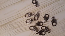10 unids/lote ganchos de broche de langosta de mono de plata antigua para collar pulsera cadena accesorio de joyería para manualidades hallazgos 26*15MM