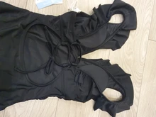 CUPSHE-bañador de una pieza con volantes para mujer, traje de baño Sexy con cordones, Monokini, trajes de baño de playa 2021