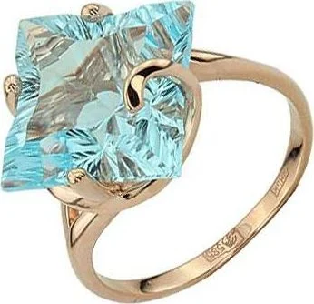 

Aloris ring with 1 Topaz in red gold