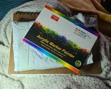 Gn-Rotuladores acrílicos de pintura acrílica, bolígrafos ideales para rotular tazas de porcelana, vidrio, roca, cerámica, lienzos de tela, o madera, 12 o 18 colores, de 0,7mm