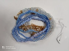 Joyería Bohemia de tejido elástico multicapa para mujer, pulseras y brazaletes con borla de hoja, brazalete envolvente con dije