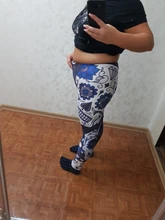 Qickitout-leggings elásticos para mujer, pantalones de LICRA 12% con estampado Digital de dibujos animados de Dios, caballo, Calavera, Estrella