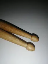Palo de tambor de roble 2B, buena calidad, 1 par