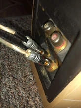 Nakamichi Speaker Plugs Screw-Lock Banana-Connector Audio-Jack 24k-Gold-Plated Black