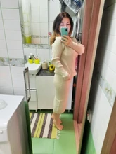 Skirt Suit Knitting MVGIRLRU Two-Piece Women's Sweater Costume