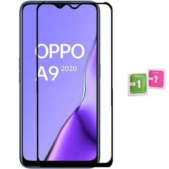 Перейти на Алиэкспресс и купить 1x закаленное стекло для OPPO A9 2020 Полный ЖК-экран протектор