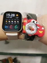 Reloj de dibujos animados para niños, cronógrafo con cinta de silicona, mesa con parches, regalo para niños y estudiantes, 2020