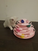 Ball Cat-Toys Play Cat Intelligence Tower-Tracks-Disc Training Amusement-Plate