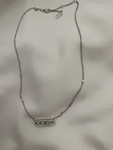 Collar Messica de plata de ley 925, serie francesa de tres movimientos de diamantes, chapado en oro rosa, marca original, joyería fina para mujeres