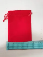 Jewelry Packing Pouches Gift-Bags Velvet Drawstring Customized 50pcs/Lot 9x12cm 7x9cm