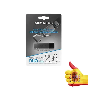 

USB SAMSUNG DUO PLUS 256GB (MUF-256DB/EU) TITAN GRAY/GARANTIA 5 AS LIMITADA/USB 3.0