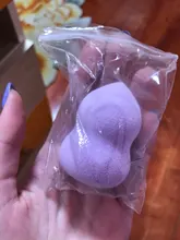 Puff en polvo cosmético para mujer, base de maquillaje esponja, belleza, herramientas y accesorios, forma de mezcla de gotas de agua, 1 ud.