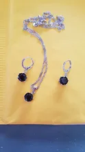 Pendientes de aro de Plata de Ley 925 con diamantes de Circonia cúbica, collar con colgante para mujer, conjuntos de joyería de boda para Ceremonia de fiesta nupcial, gran oferta