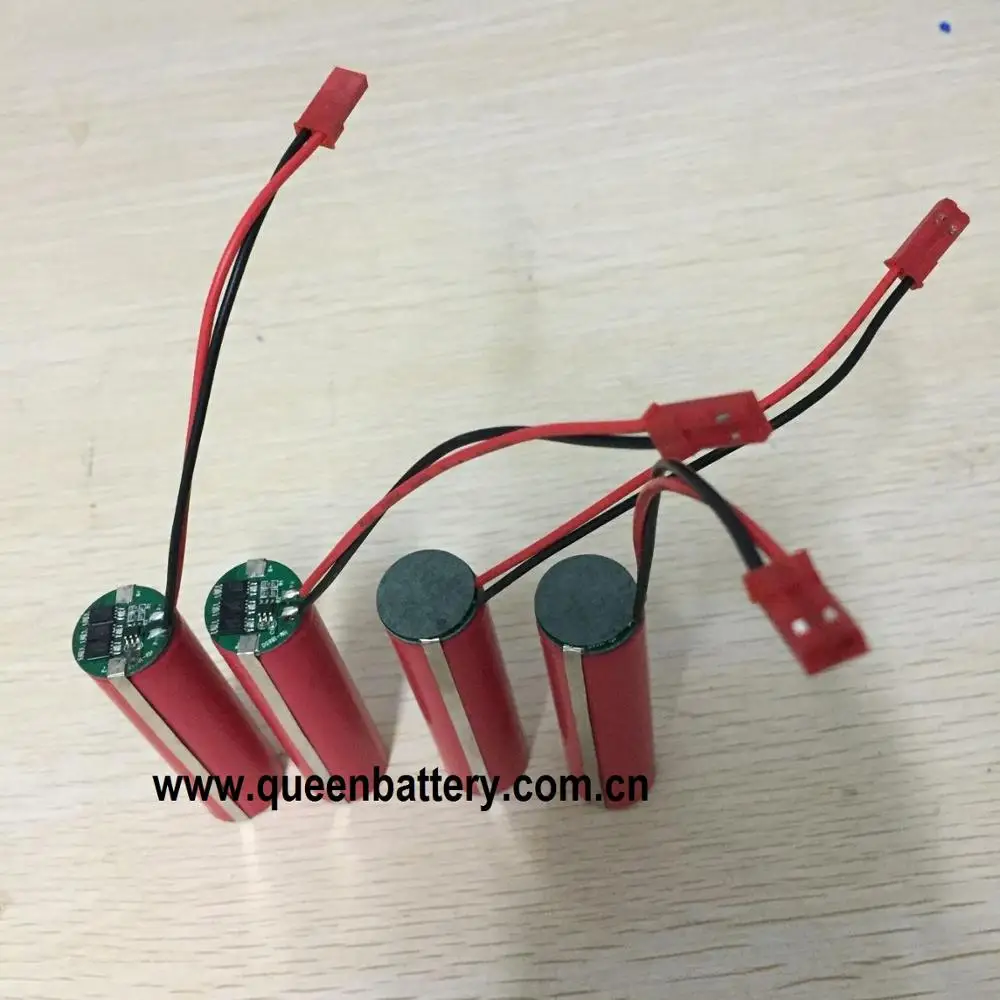 

18650 ga 3.7v lamp battery NCR18650GA 3500mah 18650ga 3.6V battery pack with triple mos pcb and JST connector