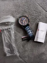 CURREN – reloj curren para hombre, de cuarzo, deportivos, de pulsera de acero, resistente al agua, con cronógrafo, masculino