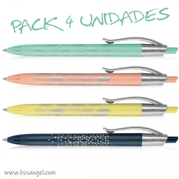 

MILAN P1 Silver Pens - 4 Units Pack