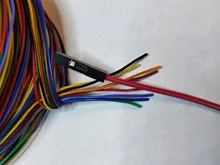 One Roll 8 Colors 30AWG Wire Wrapping Wire, Tinned Copper Solid, PVC insulation