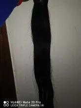 Mechones de cabello humano postizo liso brasileño, extensiones de cabello humano virgen sin procesar, Color Natural, hueso, 30 y 40 pulgadas