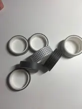 8 unidades/juego de cinta Washi de Color sólido, cinta adhesiva decorativa Kawaii, cinta adhesiva para diario de recortes, cinta de papelería