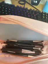 FUDEAM-bolsa de viaje de PU para mujer, neceser de PVC impermeable, transparente, portátil, para maquillaje