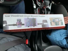 Car Tablet PC Phone Holder Universal 2 in 1 Rack 360 Degree Back Seat Headrest Mount