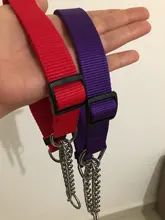 Dog-Collar Link-Chain Dog-Training-Accessories Slip Pet Large Dog Martingal Nylon Adjustable