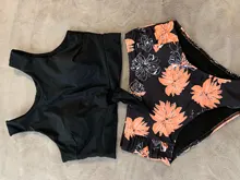 Bikini de cintura alta para mujer, traje de baño Sexy de realce, conjunto de Bikini de chaleco de leopardo, ropa de playa 2021