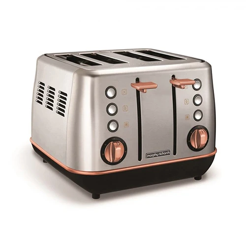 Rose Gold» Матовый Тостер Morphy Richards Evoke 4 slice и премиальные Evoke Rose Gold Edition - Цвет: Rose Gold» Матовый