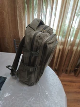 Canvas Backpack Mochila Rucksacks Notebook Schoolbags Laptop Travel-Shoulder Military