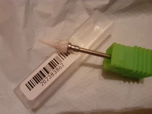 Dmoley-broca de clavo de cerámica para manicura, taladro eléctrico para máquina fresadora, limas de uñas, amortiguador, accesorios de equipo de arte de uñas