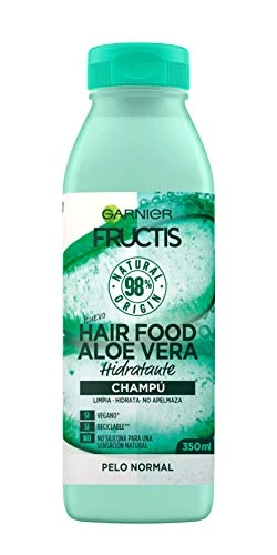 Garnier Fructis saç gıda nemlendirici Aloe Vera şampuanı Normal saç,  siyah-350 ml - AliExpress