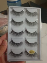 Pestañas postizas 3D de visón gruesas, 5 pares, maquillaje, pestañas llamativas, volumen Natural, suaves, g800