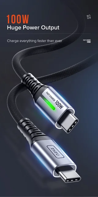 INIU 100W USB C na USB typ C kabel PD 5A szybka ładowarka do telefonu USB-C przewód do Huawei Samsung S20 Xiaomi Macbook iPad Pro tanie i dobre opinie Rohs TYPE-C CN (pochodzenie) Ze wskaźnikiem LED USB C to Type C 100W 60W PD Cable USB C to USB C Cable 0 5m (1 6ft) 1m (3 3ft) 2m (6 6ft) INIU 100W USB C na USB typ C kabel PD 5A szybka ładowarka do telefonu USB-C przewód do Huawei Samsung S20 Xiaomi Macbook iPad Pro tanie i dobre opinie Rohs TYPE-C CN (pochodzenie) Ze wskaźnikiem LED USB C to Type C 100W 60W PD Cable USB C to USB C Cable 0 5m (1 6ft) 1m (3 3ft) 2m (6 6ft)