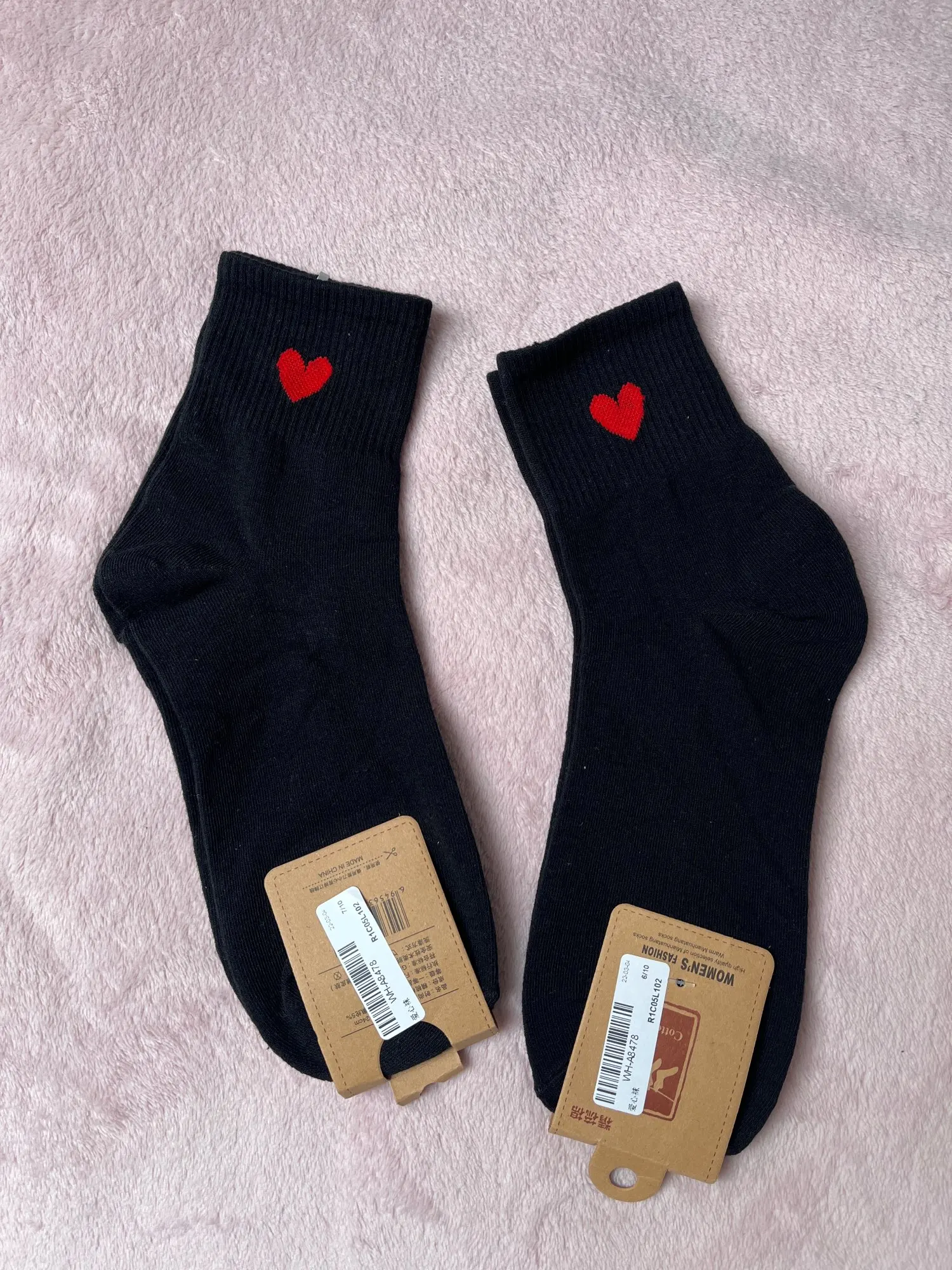 Cute Heart Long Socks