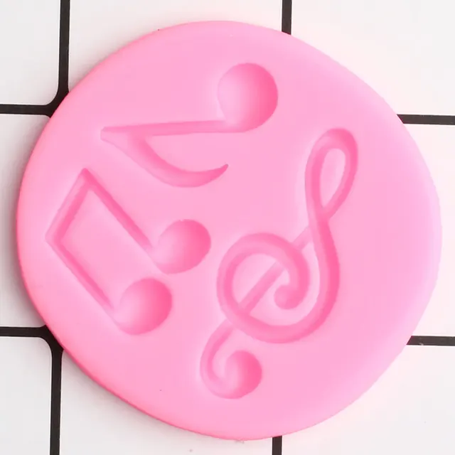 Musical Note Cake Border Szilikon Penész Cupcake Topper Fondant Sütemény Díszítő Szerszámok Polimer Agyag Cukorkák Csokoládé Gumpaste - Image 3